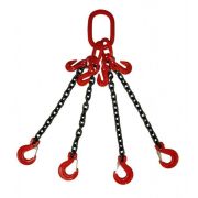 Строп цепной TOR 4СЦ г/п 11,2 т 3,0 м с укорачивающими крюками