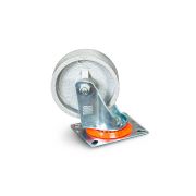 Колесо поворотное чугунное EM01 VKV 100 100 мм термостойкое