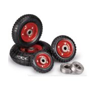 Колесо большегрузное P 250 250 мм резина с протектором, на ось