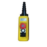 Пульт управления XAC-A2913Y для тали (2 кнопки, 2 скорости, ключ-марка, стоп, IP65, 380В)