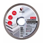Алмазный отрезной круг DIAM CERAMICS SLIM 115 мм MASTER LINE 000721